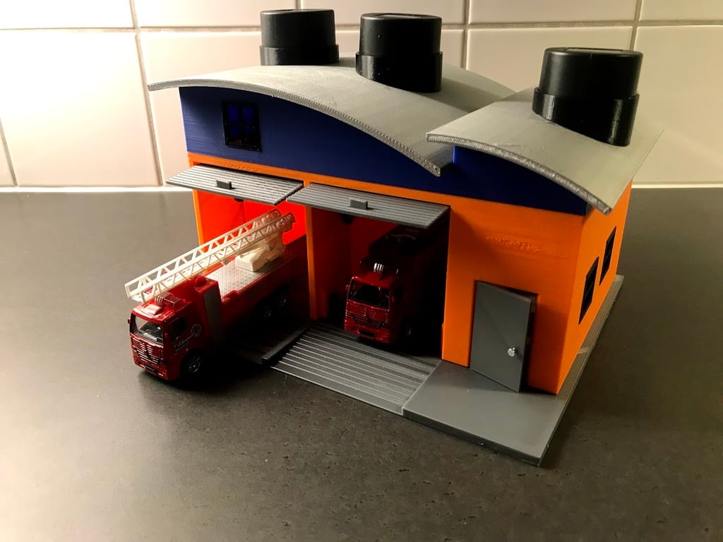 Fireman Sam Inspired, Solar Powered Fire Station