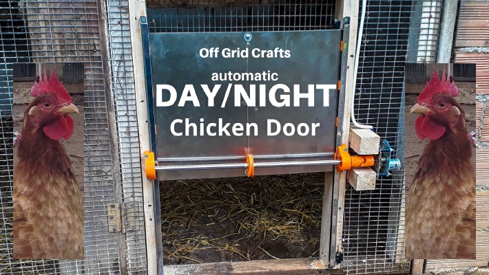 Off Grid Automatic Solar Chicken Coop Door | 3d print model