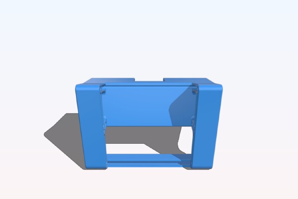 modified iPhone desk stand | 3d print model