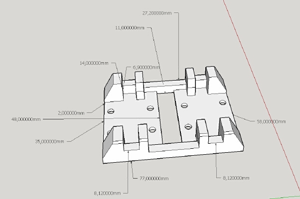 x axis Stabilizer | 3d print model