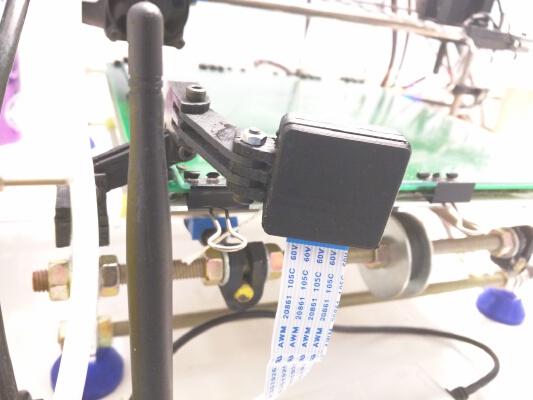 Adjustable Raspberry Pi & Camera mounting solution for Prusa i3 (and Air 2) with 90deg elbow | 3d print model