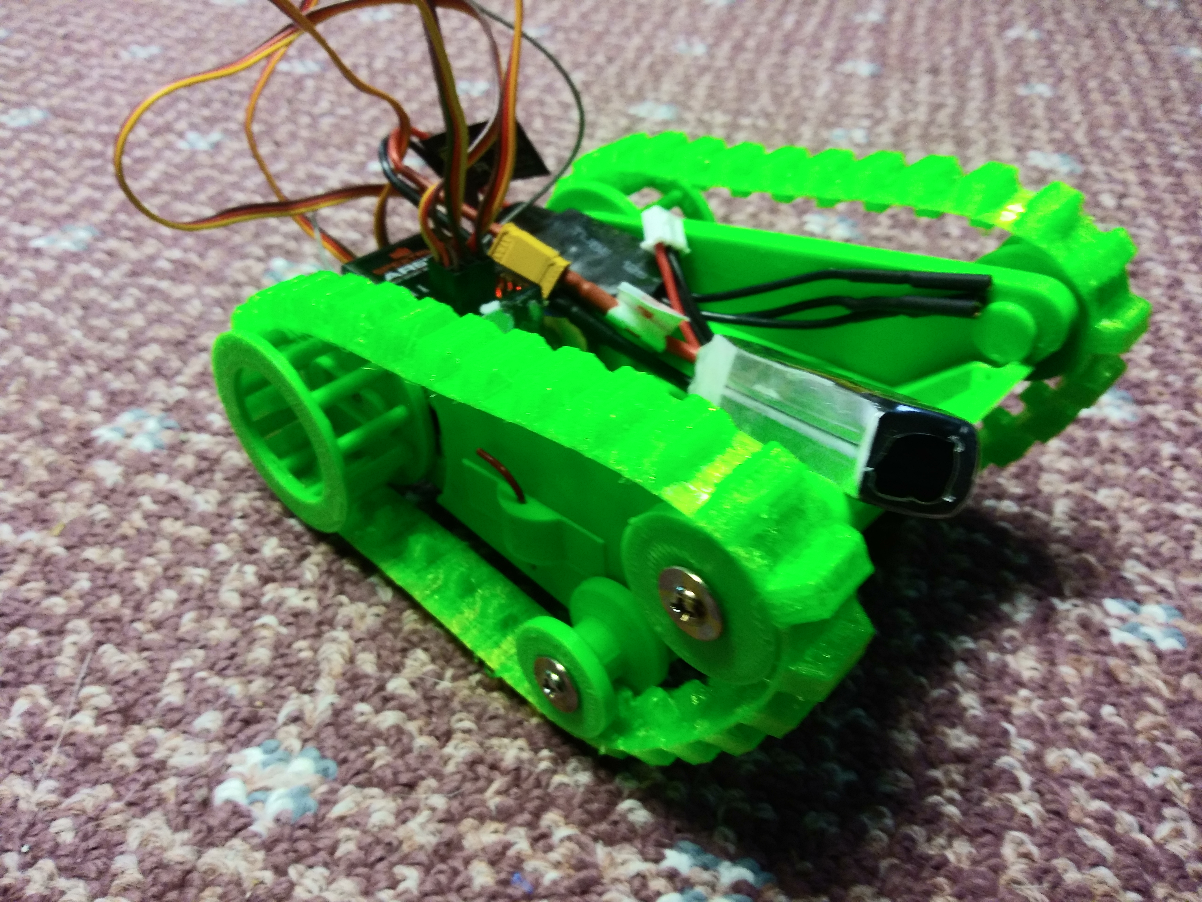 Mini RC Servo Tank