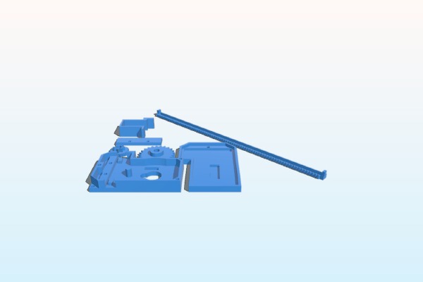 Servo Linear Actuator SG90 | 3d print model