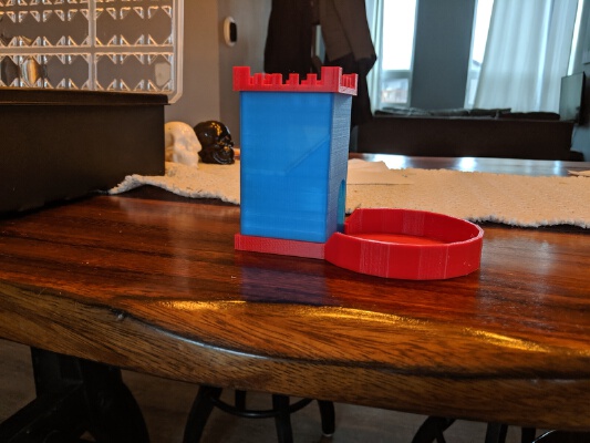 Quick Print Dice Tower | 3d print model