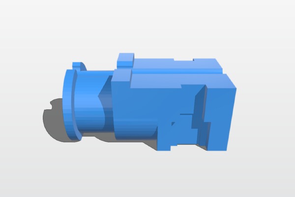 Trinus Heated Build Plate Cable Helper | 3d print model