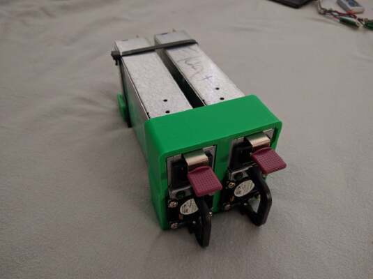 Dual or single DPS-1200FB power supply mount | 3d print model