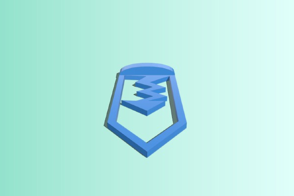 bookmark lightning | 3d print model