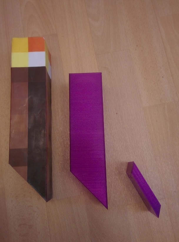 Minecraft torch wall mount