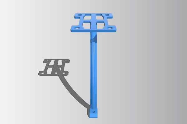 Chase Cam bracket for FlexyBee mini quadcopter | 3d print model