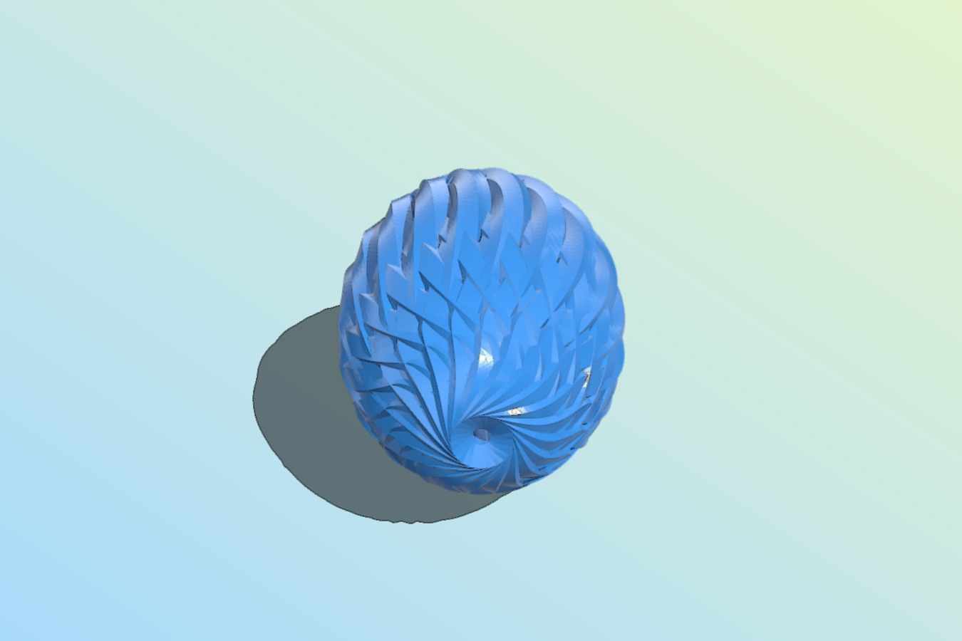 Hollow carved Egg