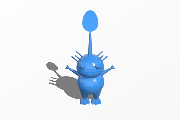 Purple pikmin (Pikmin 2) | 3d print model