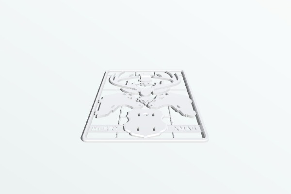 Christmas gift-card | 3d print model