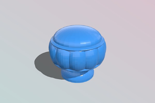 Curtain Rod Ends | 3d print model