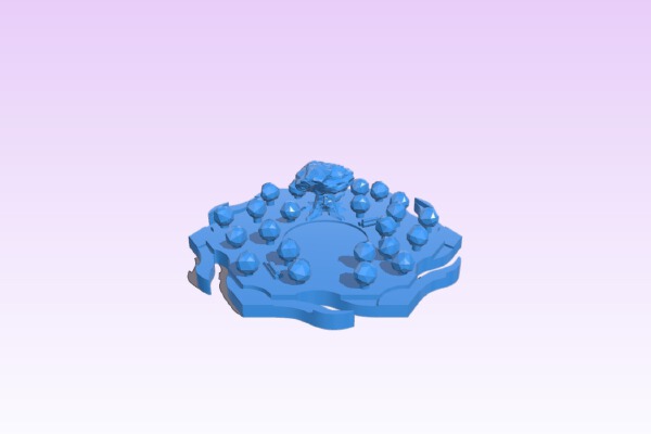 Catan Game Board tiles - Lumber | 3d print model