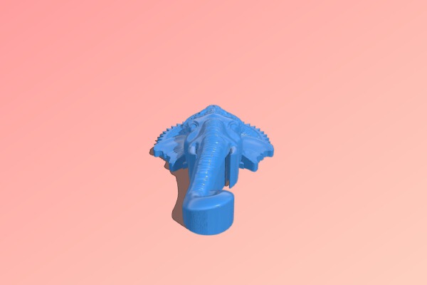 Elephant head | 3d print model