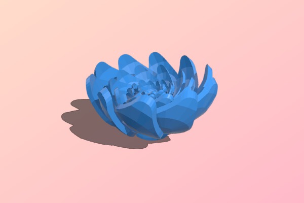 Lotus flower | 3d print model