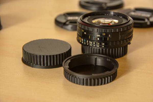 Nikon F-Mount Rear Lens Cap - No Support | 3d print model