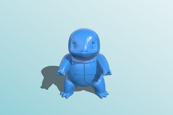 Squirtle – pokemon | 3d print model