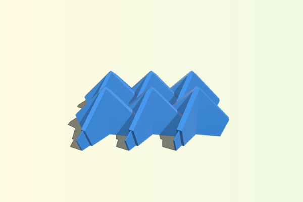 Electra - 3D printed modular origami | 3d print model
