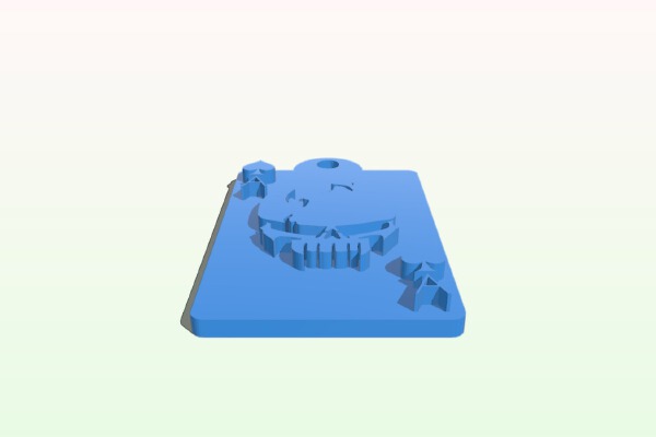 Ace of Spades Keychain | 3d print model