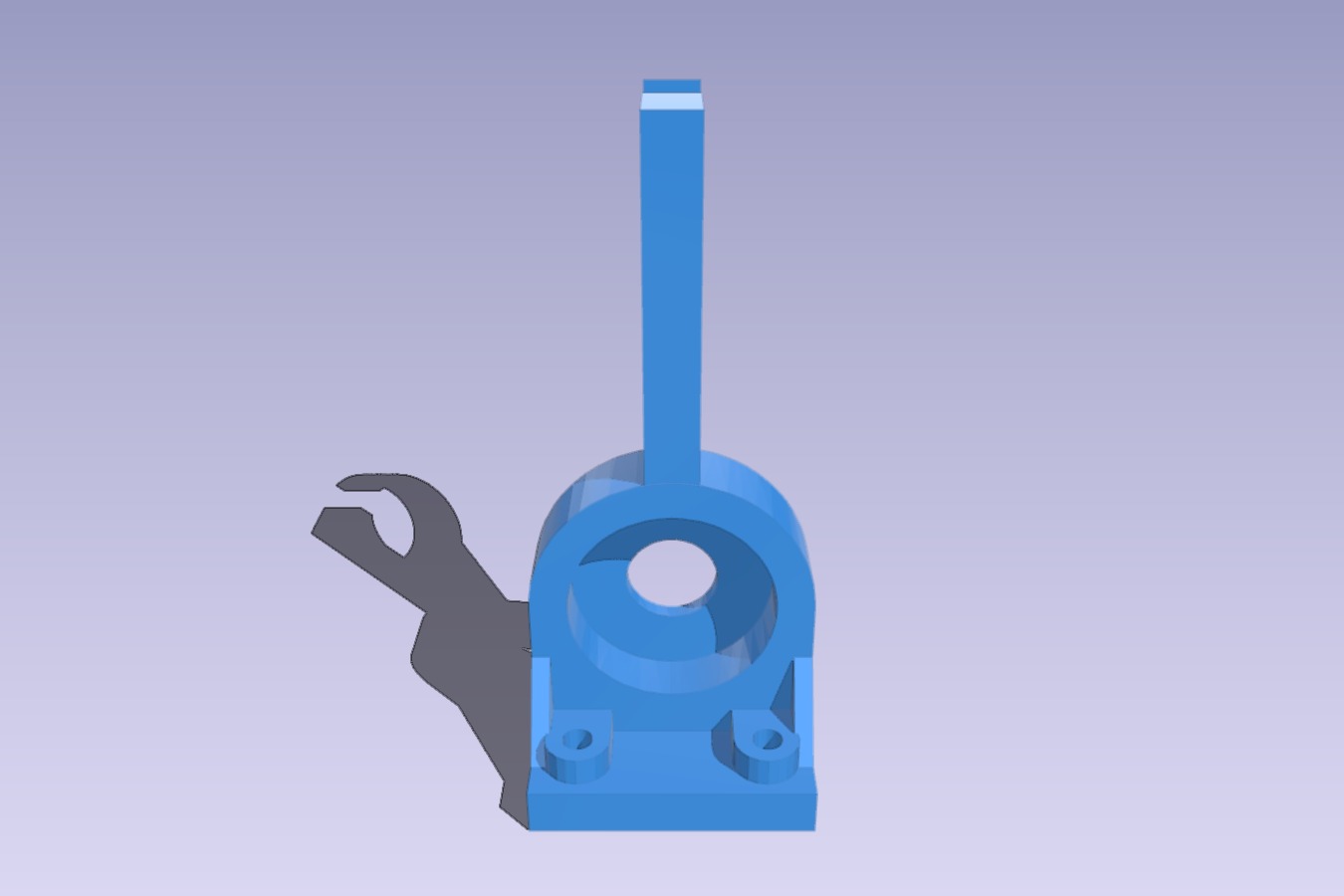 Ender 3 Lead Screw Stabilizer with hotend cable hanger