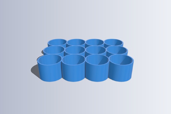 Simple 18650 battery stand | 3d print model