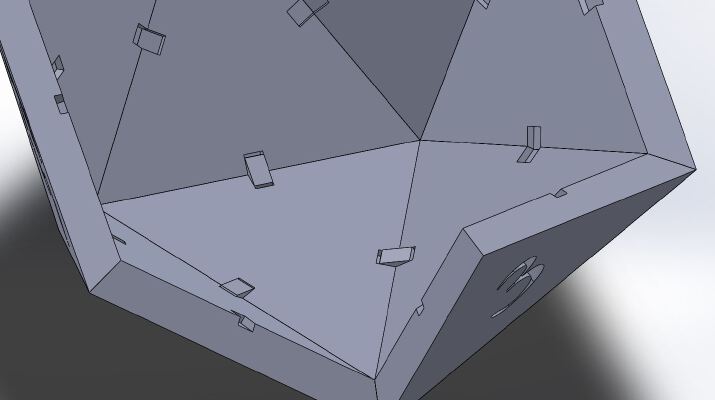 Giant 150mm D20 v2 | 3d print model