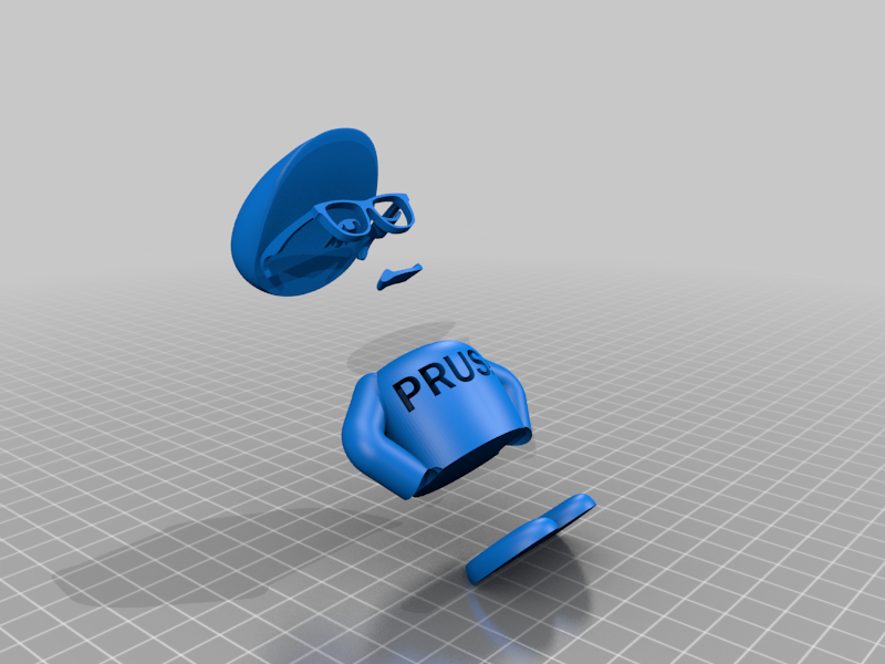 Little Josef Prusa Character - Multi Material