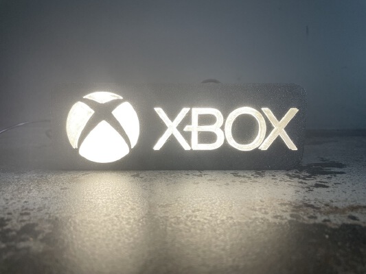 Xbox Logo Lamp | 3d print model