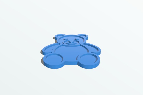 Teddy Bear Fridge Magnet | 3d print model