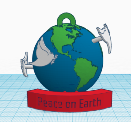 Peace on Earth Ornament | 3d print model