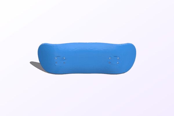 Wider and thicker professional tech deck board | 3d print model