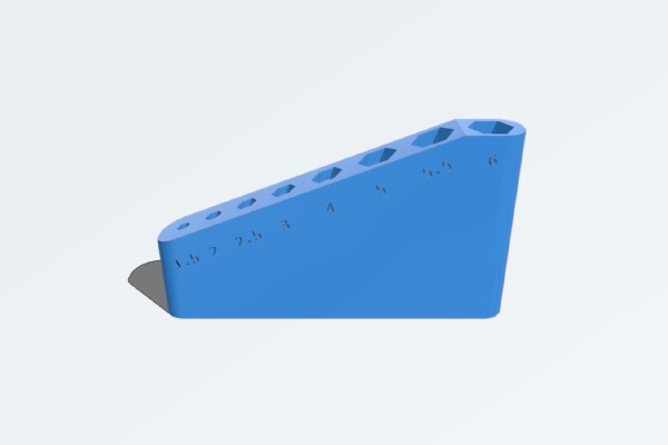 Allen Wrench Holder (mm) | 3d print model