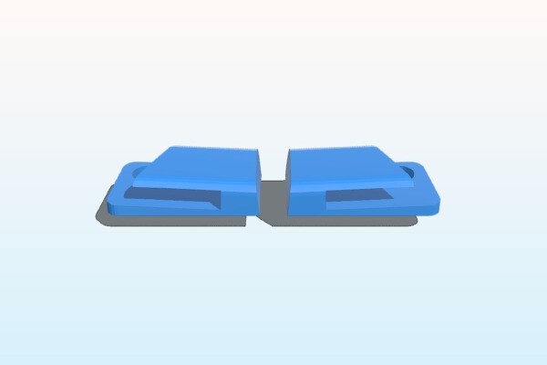 VW visor clip | 3d print model