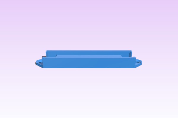 LED strip mount with JST-XH connectors | 3d print model