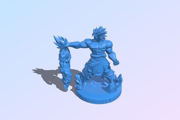 Dragon Ball Broly and Monkey King | 3d print model
