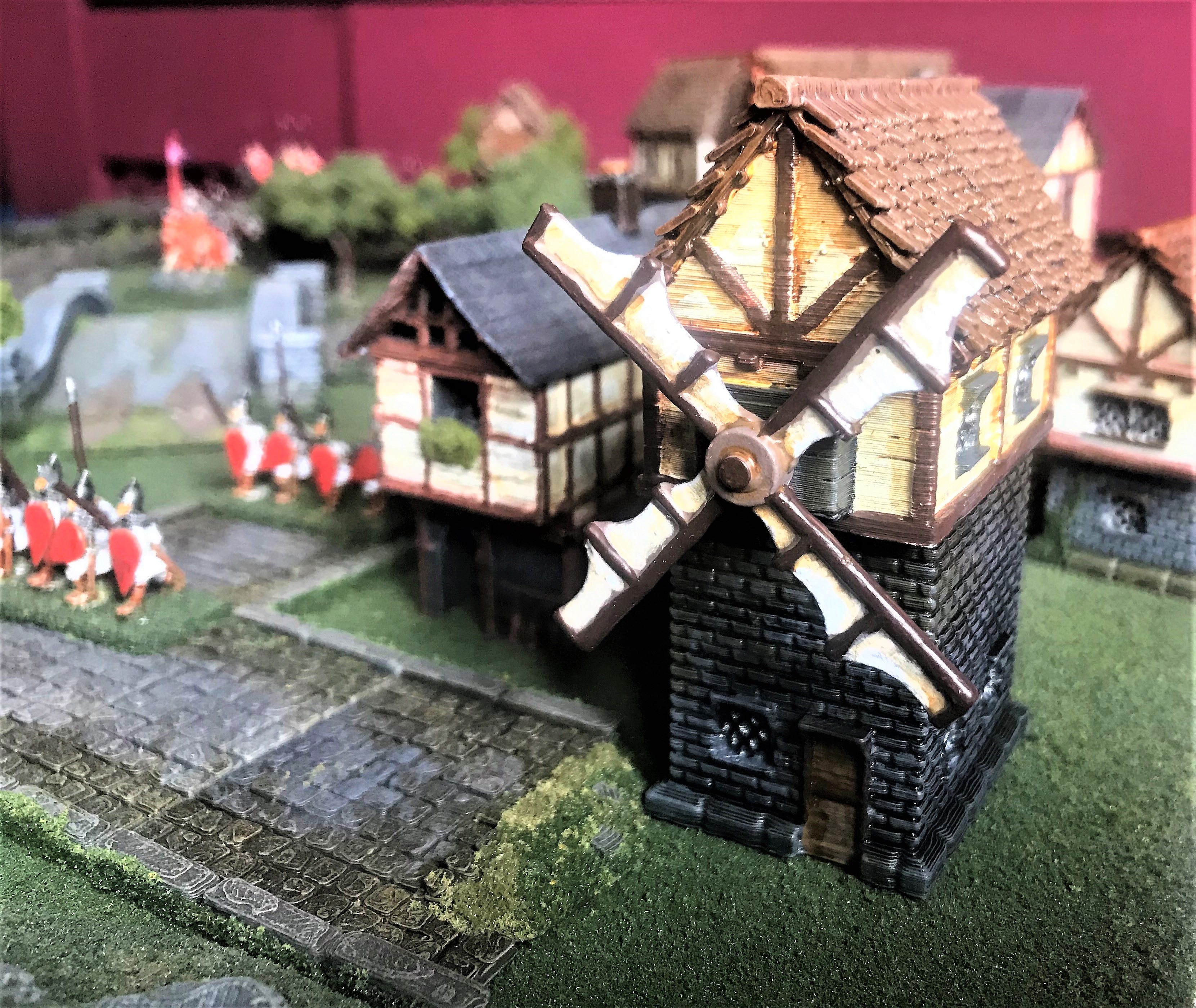Fantasy Wargames Windmill _ Building 15mm