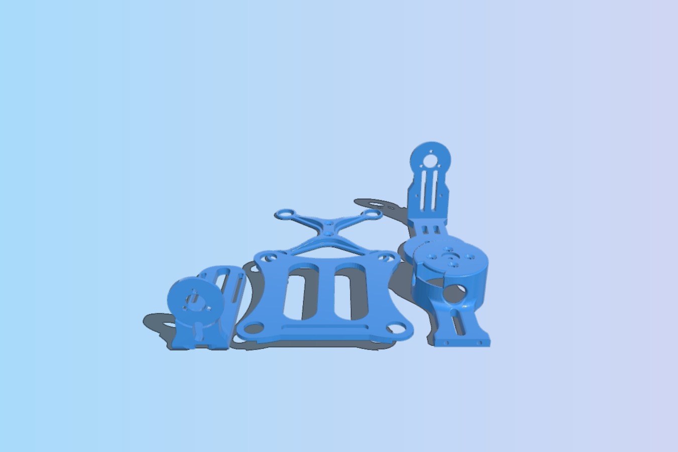 Gimbal parts.