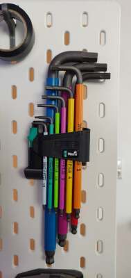 Ikea Skadis Wera allen Wrench holder Hexplus etc | 3d print model