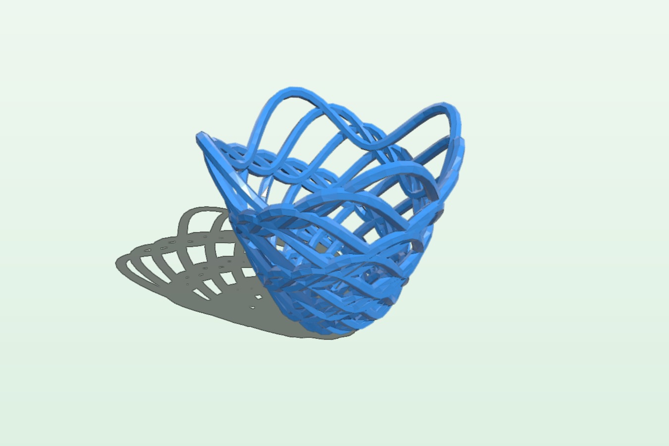 Straw-like Basket