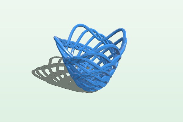 Straw-like Basket | 3d print model