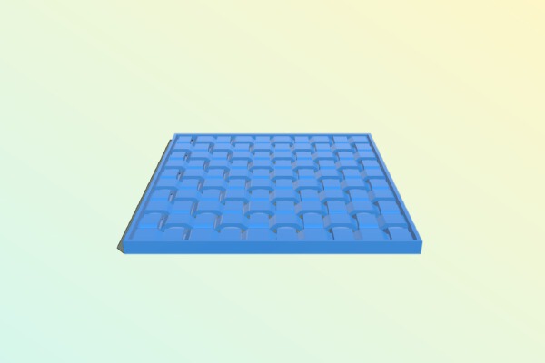 Square Weave Coaster | 3d print model