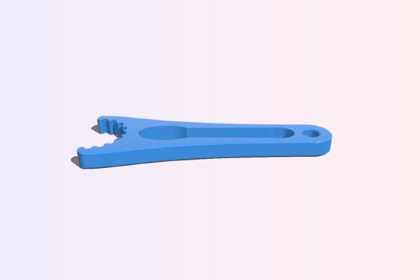 lee lock ring wrench | 3d print model