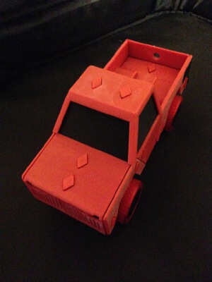 CO2 Pickup Truck | 3d print model