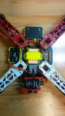 NAZA_M V2 mount for DJI F450 | 3d print model