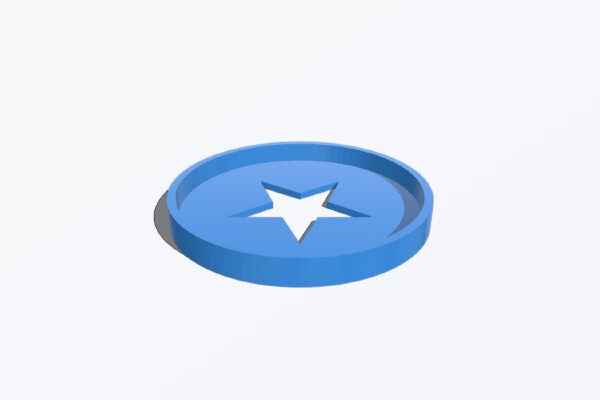 67mm star bokeh lens cap | 3d print model