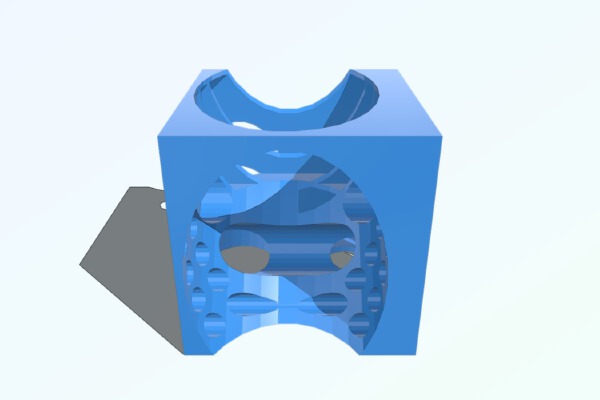Pseudo 60s Scandinavian Design Tool Holder Cube | 3d print model