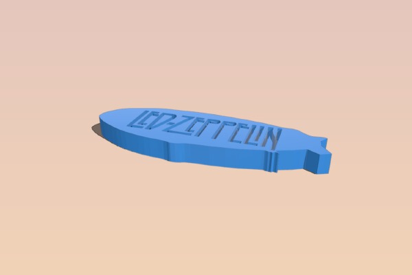 LED-ZEPPELIN Mothership | 3d print model