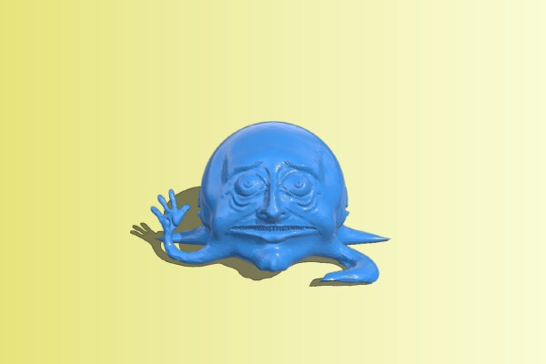 Not-Cute Octo says something... | 3d print model