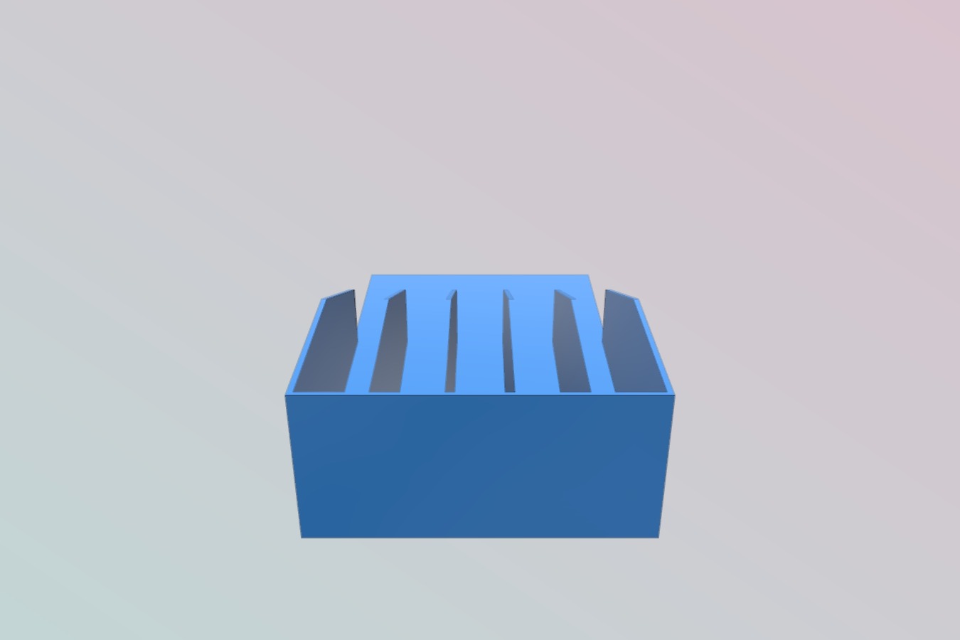 Parametric Tool Vertical Organizer
